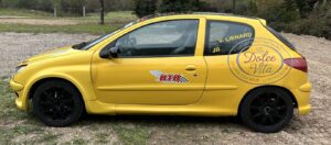 La Peugeot 206 S 16 à vendre ou à louer. 