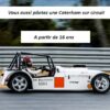 La Caterham proposée par l'école de pilotage JB EMERIC