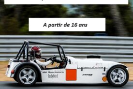 La Caterham proposée par l'école de pilotage JB EMERIC