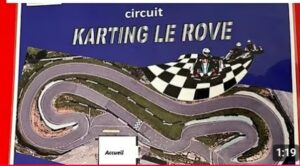 Tracé circuit de karting du Rove